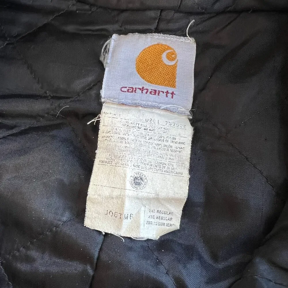 Carhartt J06 TMB brown hooded work wear jacket